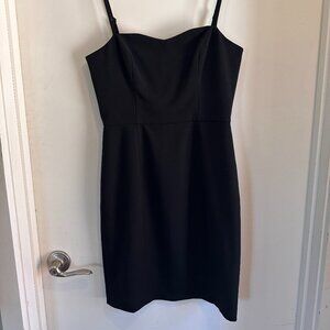 French Connection Black Spaghetti Strap Dress
